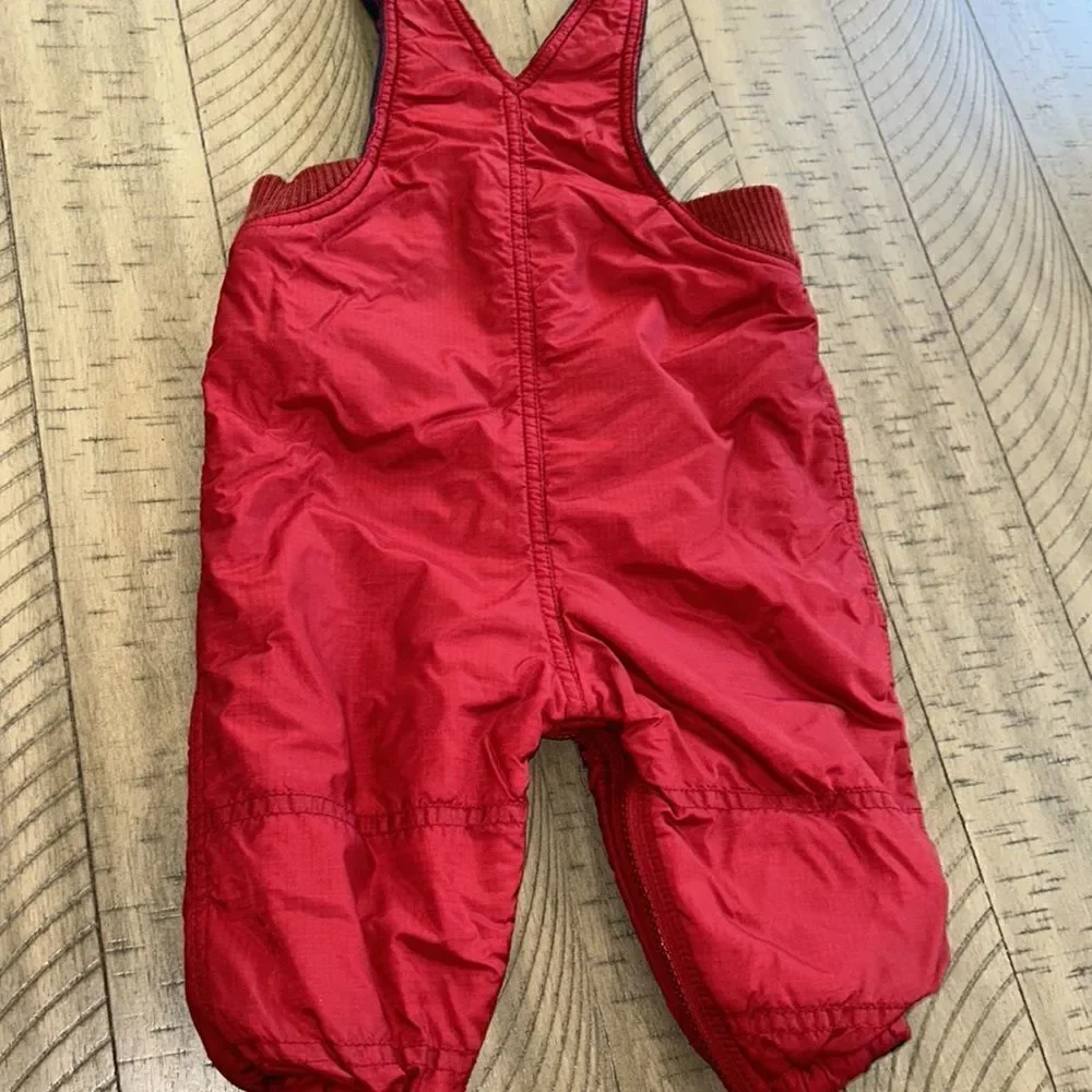 Baby Gap Snow ⛄️ FleeceLined ‘Ski’ ⛷️ Bib Pants. 2 zippers Easy In & Out.